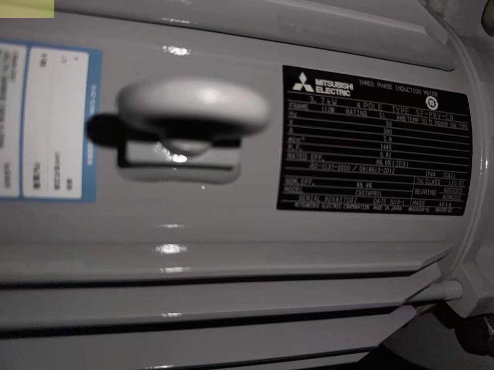 三菱电机型号：SF-PRV-CN-3.7KW-4P-380V...