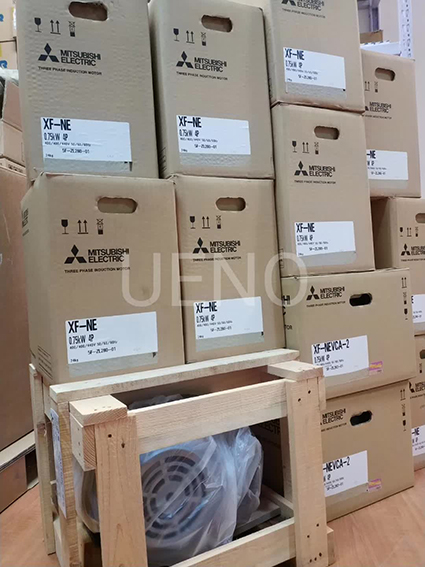 日本原装进口三菱防爆电机型号：XF-NE 0.75KW 4P...