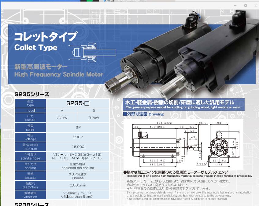 日本SHIN-OH进樱电机型号S235A原装进口