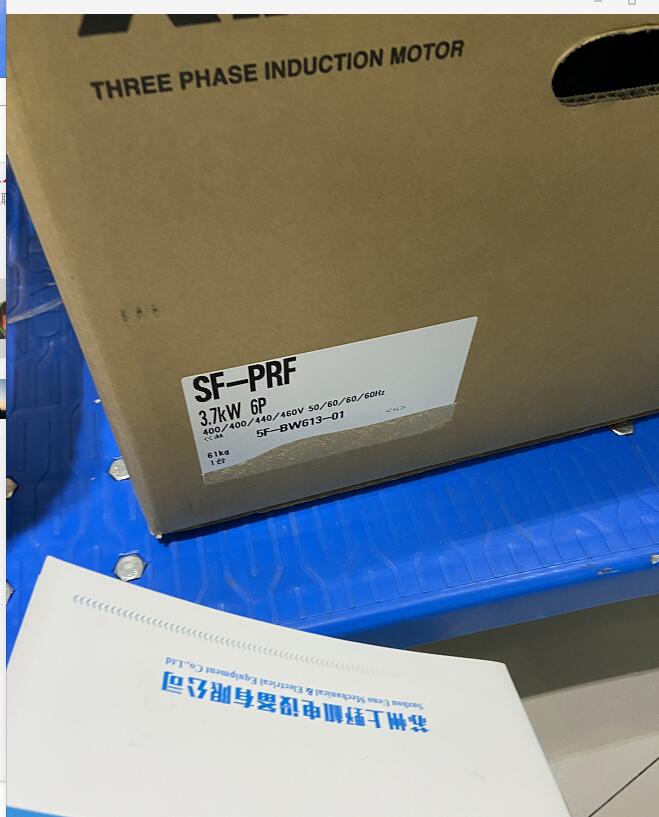 日本进口三菱高能效电机型号SF-PRF-3.7KW-6P-4...