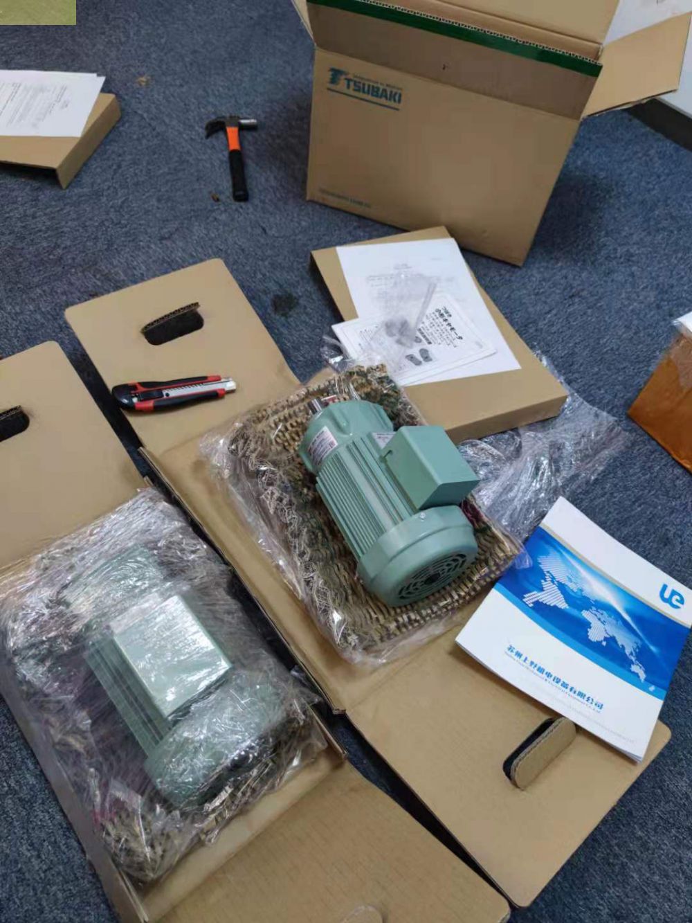 日本TSUBAKI椿本减速箱不含马达ED4M-1-1-R-Y