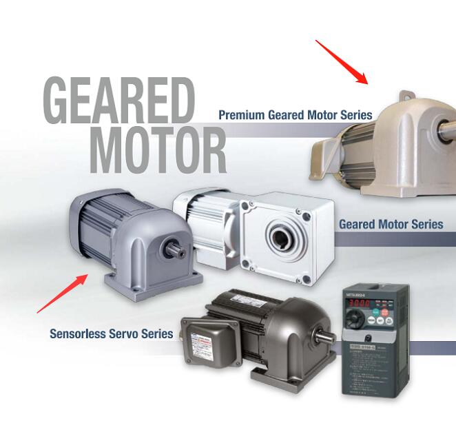 三菱输送马达型号GM-SF-0.4KW-1/50-3相380...