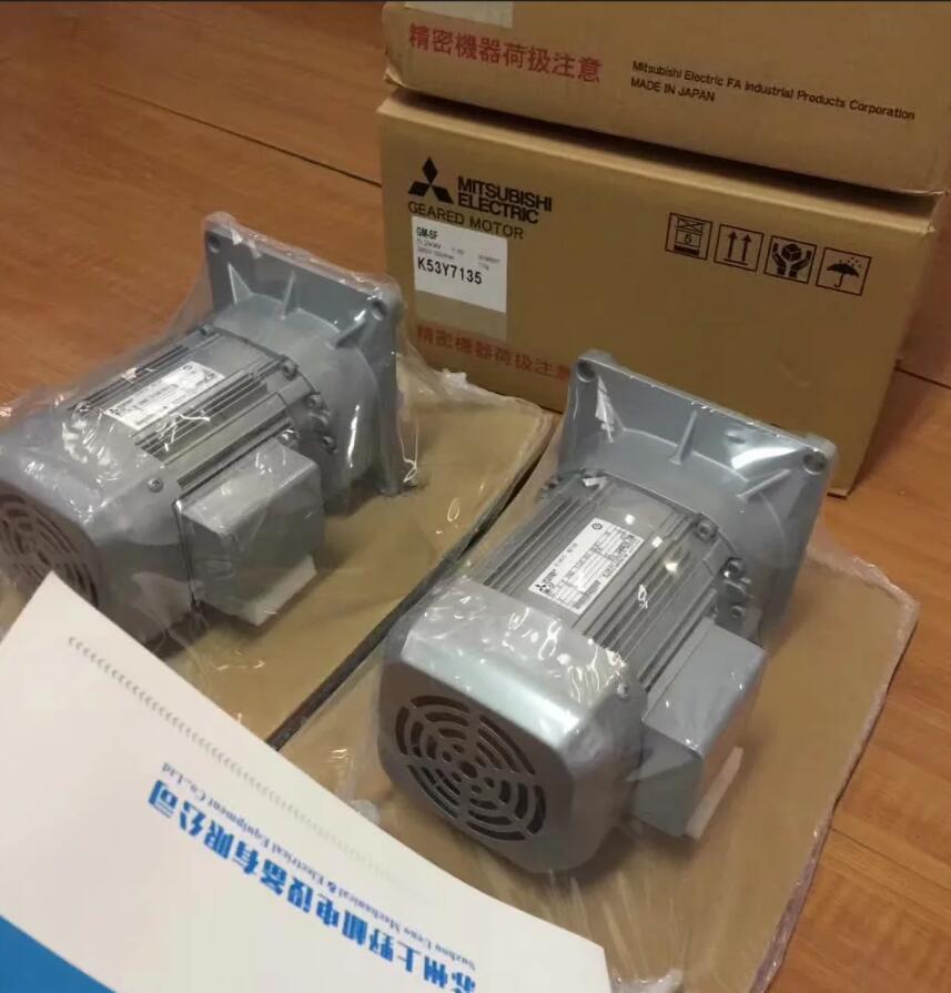 日本三菱立式减速电机带刹车型号GM-SFB-0.4KW-1/...