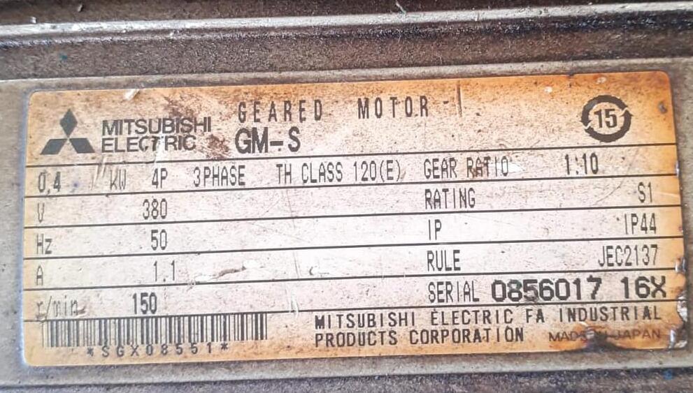 日本三菱齿轮减速机MITSUBISHI型号：GM-S-0.4...