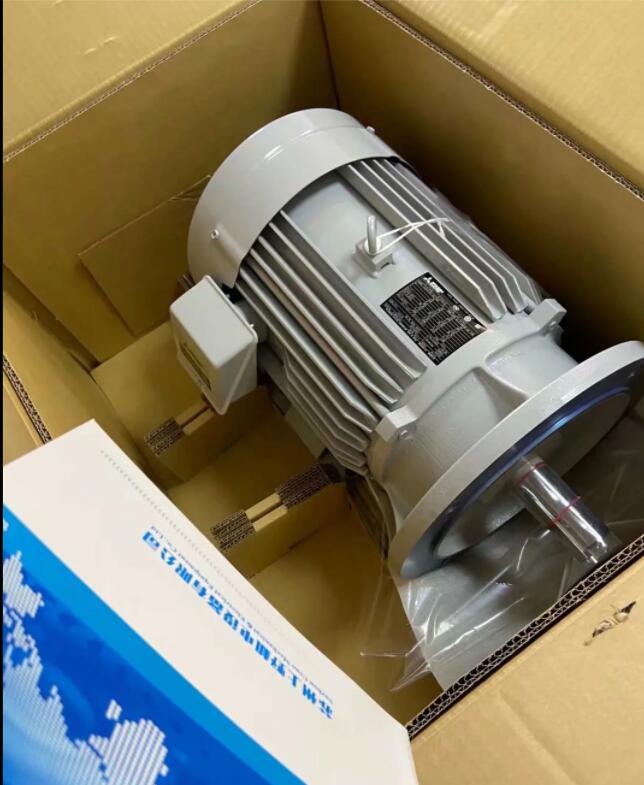 日本三菱三相异步电动机 带刹车型号： SF-PRFB 4P ...
