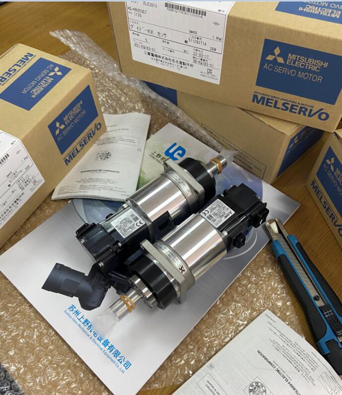 产地日本的三菱伺服电机型号：HG-KR43B