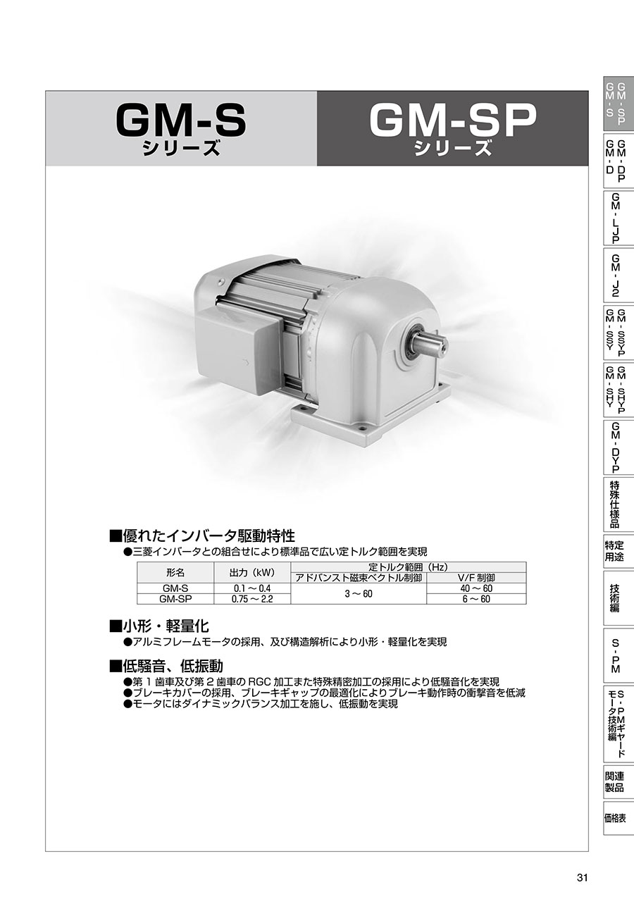 三菱减速电机 型号：GM-S 0.4KW  4P 1/30 ...